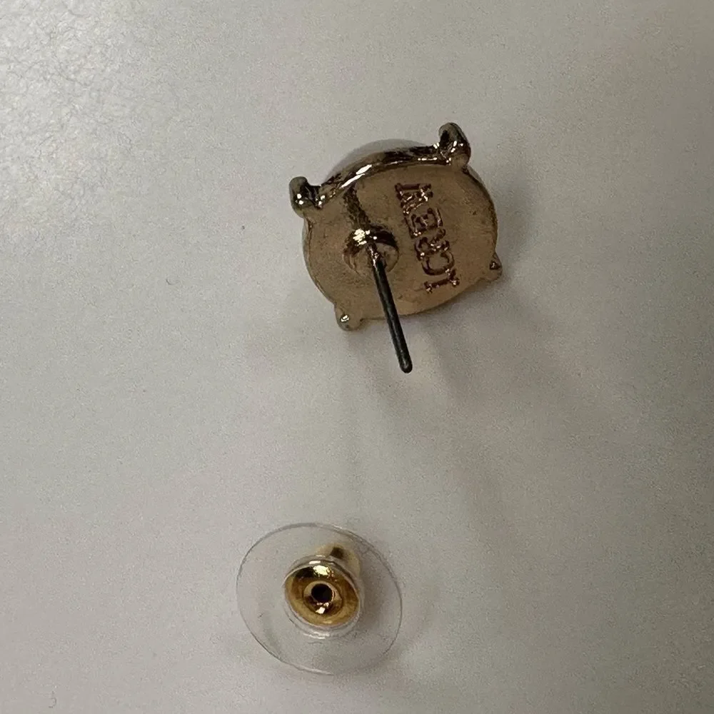 J. Crew Translucent White Bubble Stud Earrings